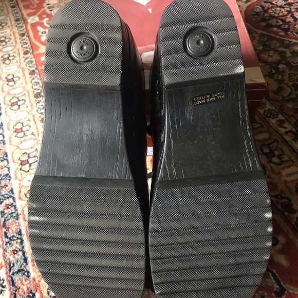 Leopard print slip on clogs sz 9 - Picture 3 of 5